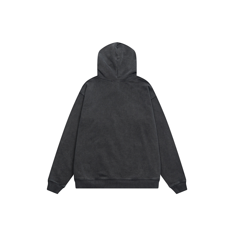 V123# P140 Vale Forever VALLEY ZIP UP HOODIE绣花时尚开衫卫衣