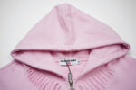 V125# P128 Vale  DREAM VALLEY Zip Up Hoodie烫钻粉色开衫卫衣