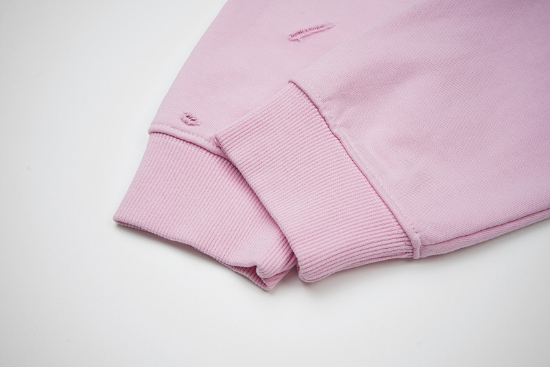 V125# P128 Vale  DREAM VALLEY Zip Up Hoodie烫钻粉色开衫卫衣