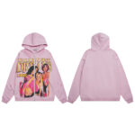 V125# P128 Vale  DREAM VALLEY Zip Up Hoodie烫钻粉色开衫卫衣