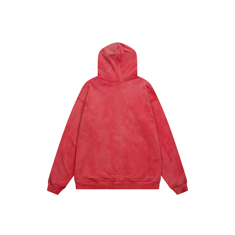 V122# P130 Vale Forever SAND GARDEN ZIP UP HOODIE绣花时尚开衫卫衣