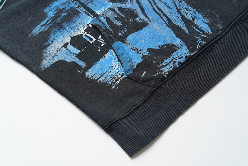 V119# P112 Vale Forever Valley Statue of Liberty Hoodie 洗水做旧高品质纯棉帽衫卫衣