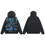 V119# P112 Vale Forever Valley Statue of Liberty Hoodie 洗水做旧高品质纯棉帽衫卫衣