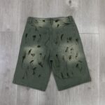 V806# P108 Vale Valley Forever SKITTLES JORTS Jean Shorts烫钻牛仔短裤