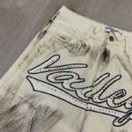 V806# P108 Vale Valley Forever SKITTLES JORTS Jean Shorts烫钻牛仔短裤