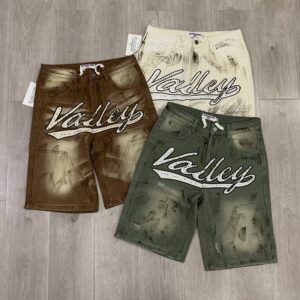 V806# P108 Vale Valley Forever SKITTLES JORTS Jean Shorts烫钻牛仔短裤
