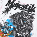 M118# P63 Majestik Tee 2026最新欧美街头潮牌烫钻时尚短袖T恤