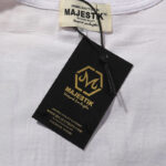 编号MA019，批67，MAJESTIK The World Dogg Graphic烫钻做旧短袖