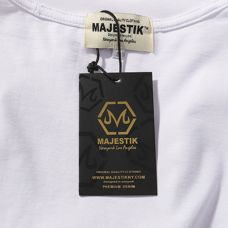 MA061，P65  MAJESTIK Cowboy Graphic Crop Tee烫钻