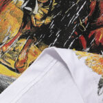 MA061，P65  MAJESTIK Cowboy Graphic Crop Tee烫钻