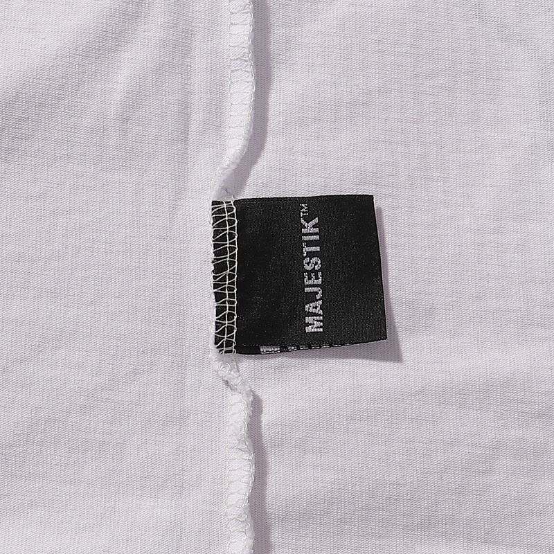 MA017，P65 MAJESTIK Solar Garment Dyed Print Crop Tee烫钻