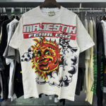 MA017，P65 MAJESTIK Solar Garment Dyed Print Crop Tee烫钻