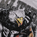 MA015，P65 MAJESTIK Eagle Football Graphic Crop Tee烫钻