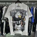 MA015，P65 MAJESTIK Eagle Football Graphic Crop Tee烫钻
