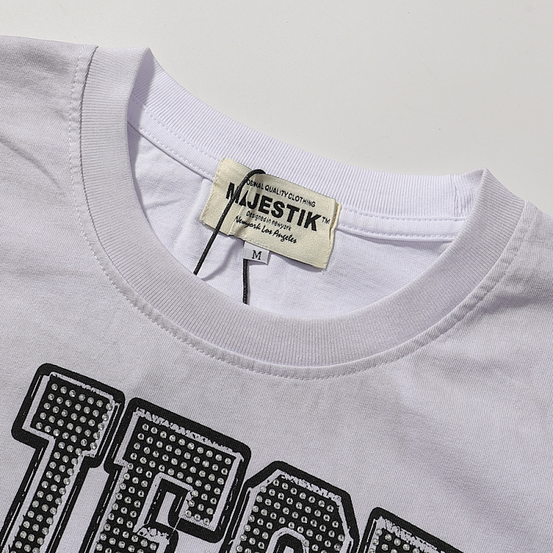 MA015，P65 MAJESTIK Eagle Football Graphic Crop Tee烫钻