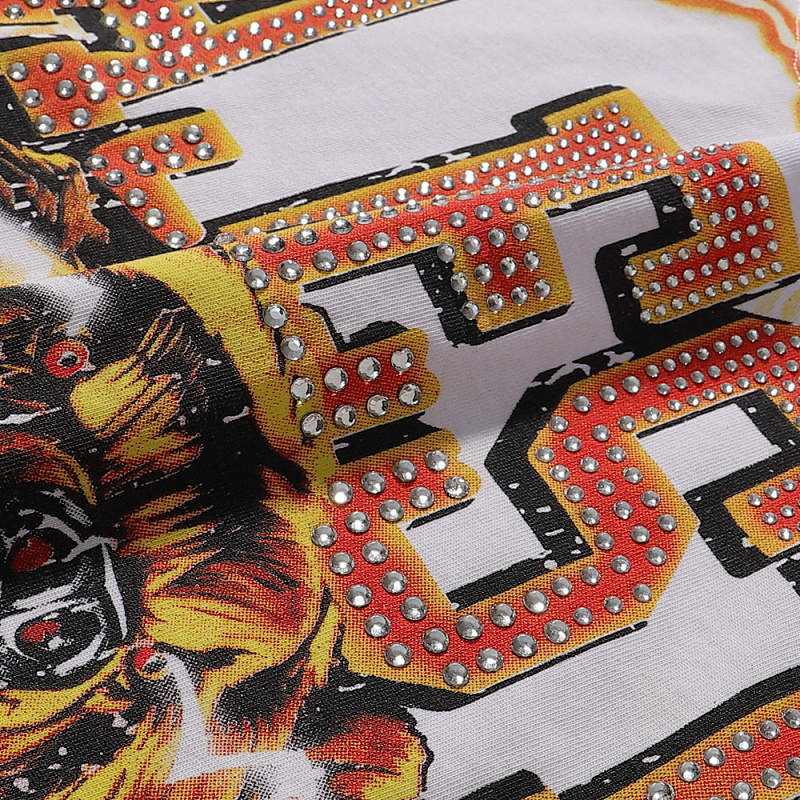 MA013P70，MAJESTIK The World Bear Tee烫钻短袖