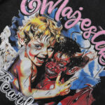 MA010，P65,MAJESTIK We Are Friend Garment Dyed Print Crop Tee烫钻