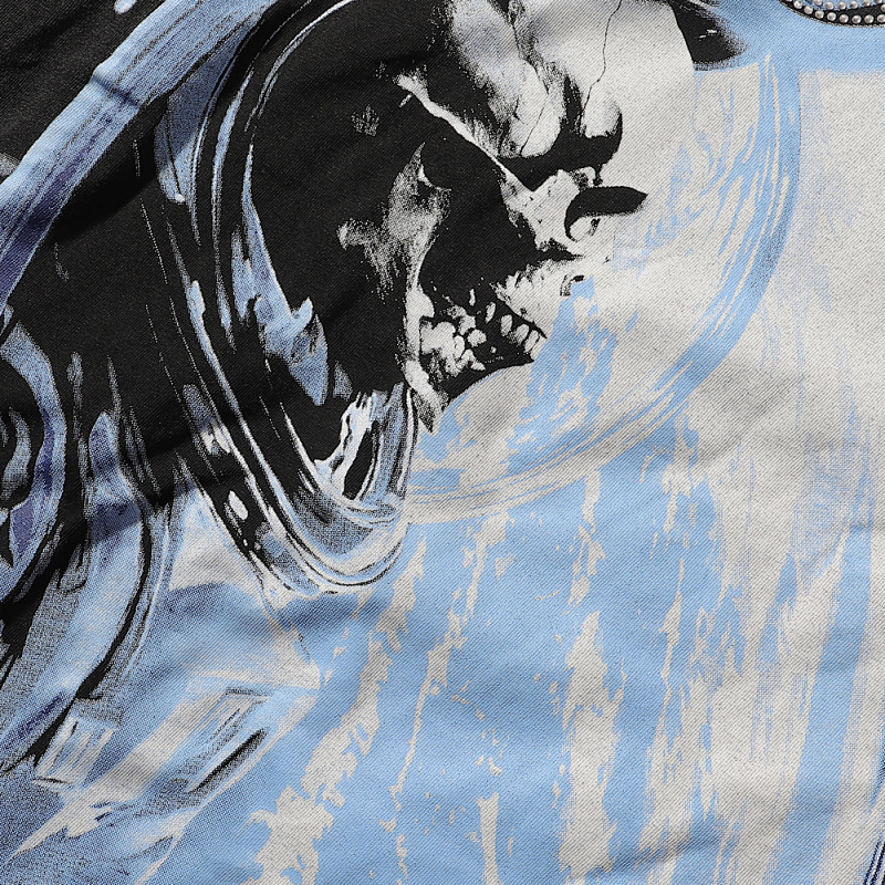 MA009P65，MAJESTIK Astronaut Graphic Crop Tee烫钻