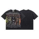 MA007P68，MAJESTIK Tarantula Garment Dyed Print Crop Tee烫钻设计