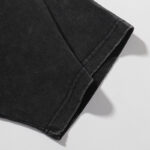 MA006，P65,MAJESTIK Department Garment Dyed Print Crop Tee烫钻