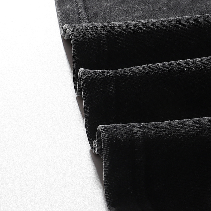 MA006，P65,MAJESTIK Department Garment Dyed Print Crop Tee烫钻