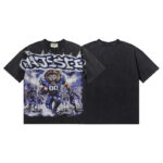 MA005P68，MAJESTIK Lion Football Graphic Crop Tee烫钻设计