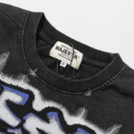 MA005P68，MAJESTIK Lion Football Graphic Crop Tee烫钻设计
