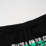 T2507#短裤｜P66 THAT'S A AWFUL LOT OF COUGH SYRUP 现货实拍 美式简约 休闲短裤 面料（fabric):纯棉卫衣毛圈380克 码数（size）：S-M- L-