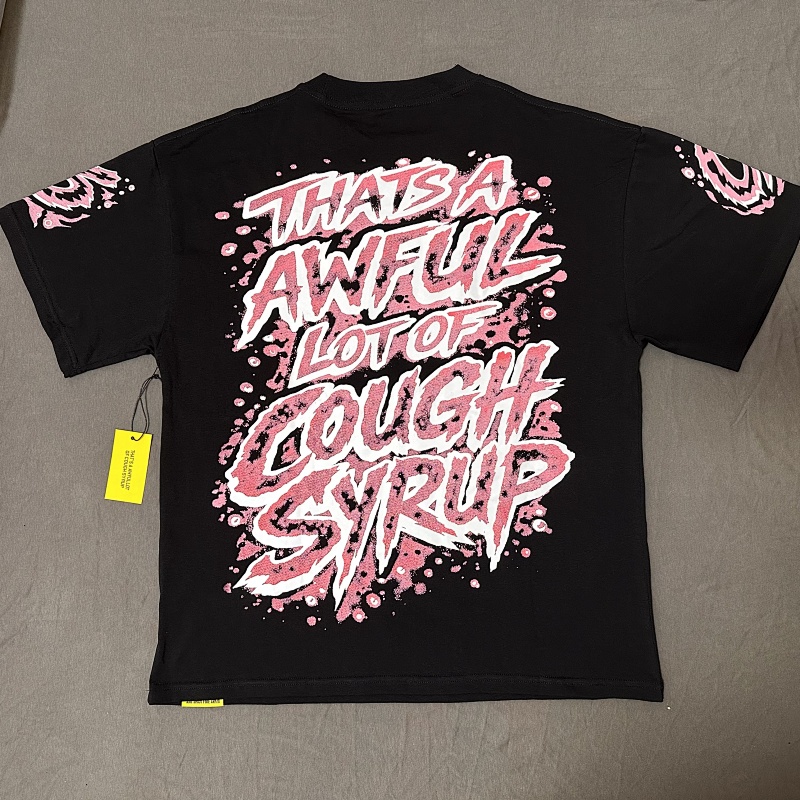 2207#重磅双纱黑色 白色280克s~xl P50