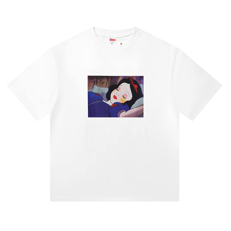 3031 p63 Supreme白雪公主t 白色 黑色 SMLXL