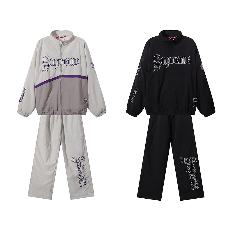 901  p125 Supreme 黑色 杏色 SMLXL 尺码 S M L XL 裤长 104-106-108-110 腰围 84-88-92-96