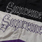 801   p145 Supreme 连帽美式潮流夹克 黑色 杏色 SMLXL 尺码 S M L XL 衣长 68-70-72-74 胸围 124-128-132-136 袖长 80-81-82-83