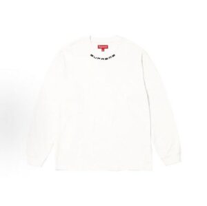 yupoo_66697_070ba5b2.jpg 3017p75元Supreme FW23 秋冬系列 FW23 WEEK16 COLLAR LOGO LS TOP 领口徽标纯色长袖美式潮流T恤颜色:黑白 码数:SMLXL