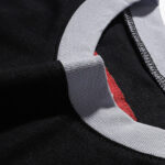 3034 p80 Supreme SS25 WEEK8 Split S/S Football Top 拼接图案罗纹圆领短袖美式潮流足球衣 男女同款 黑色 smlxl