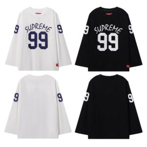 yupoo_66737_36f04df2.jpg 3032 p75 supreme 99号印花长袖T恤 黑色 米白 SMLXL 尺码 S M L XL