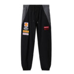 Supreme x DUCATI 联名款 SS24 WEEK16 TRACK PANT  Logo印花撞色设计针织运动裤  E2604 p150裤子黑色 白色  SMLXL