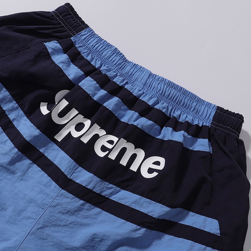 Supreme x DUCATI 联名款 SS24 WEEK16 TRACK PANT  Logo印花撞色设计针织运动裤  E2604 p150裤子黑色 白色  SMLXL