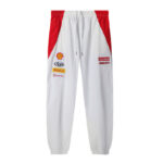 Supreme x DUCATI 联名款 SS24 WEEK16 TRACK PANT  Logo印花撞色设计针织运动裤  E2604 p150裤子黑色 白色  SMLXL