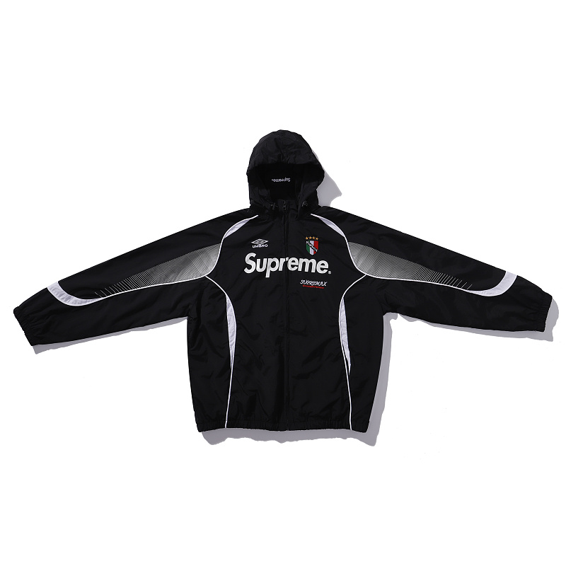 6607 p150Supreme SS22 Week 11 x umbro/茵宝 联名款 Track Jacket 连帽美式潮流夹克黑色 灰色 藏青色 SMLXL尺码 S M L XL