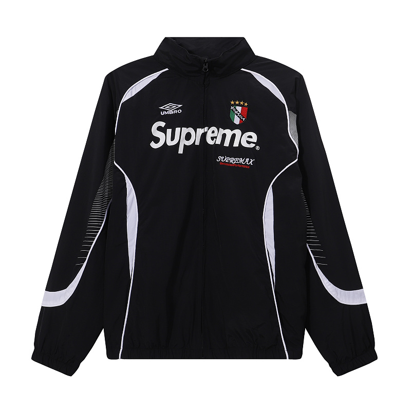 6607 p150Supreme SS22 Week 11 x umbro/茵宝 联名款 Track Jacket 连帽美式潮流夹克黑色 灰色 藏青色 SMLXL尺码 S M L XL