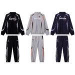 6607 p150Supreme SS22 Week 11 x umbro/茵宝 联名款 Track Jacket 连帽美式潮流夹克黑色 灰色 藏青色 SMLXL尺码 S M L XL
