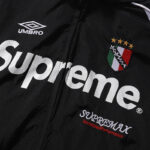 6607 p150Supreme SS22 Week 11 x umbro/茵宝 联名款 Track Jacket 连帽美式潮流夹克黑色 灰色 藏青色 SMLXL尺码 S M L XL