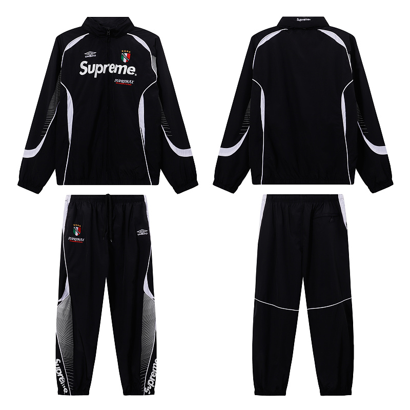 6607 p150Supreme SS22 Week 11 x umbro/茵宝 联名款 Track Jacket 连帽美式潮流夹克黑色 灰色 藏青色 SMLXL尺码 S M L XL