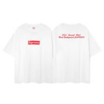 3010 p63 supreme 白色 SMLXL  尺码 肩宽 胸围 衣长 S 52 56 70 M 54 58 72 L 56 60 74 XL 58 62 76