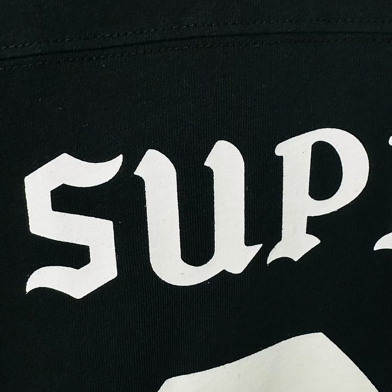 P65-9098# Supreme 联名款SS26  88号兔子圆领长袖  黑色、白色 S-XL