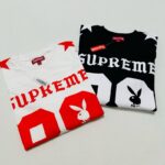 P65-9098# Supreme 联名款SS26  88号兔子圆领长袖  黑色、白色 S-XL