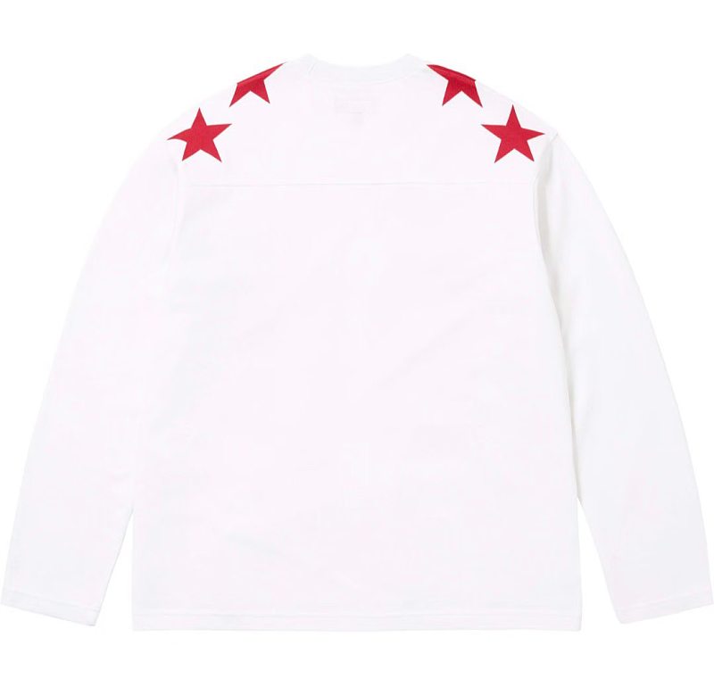 P65-9098# Supreme 联名款SS26 88号兔子圆领长袖 黑色、白色 S-XL