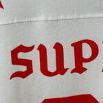 P65-9098# Supreme 联名款SS26 88号兔子圆领长袖 黑色、白色 S-XL