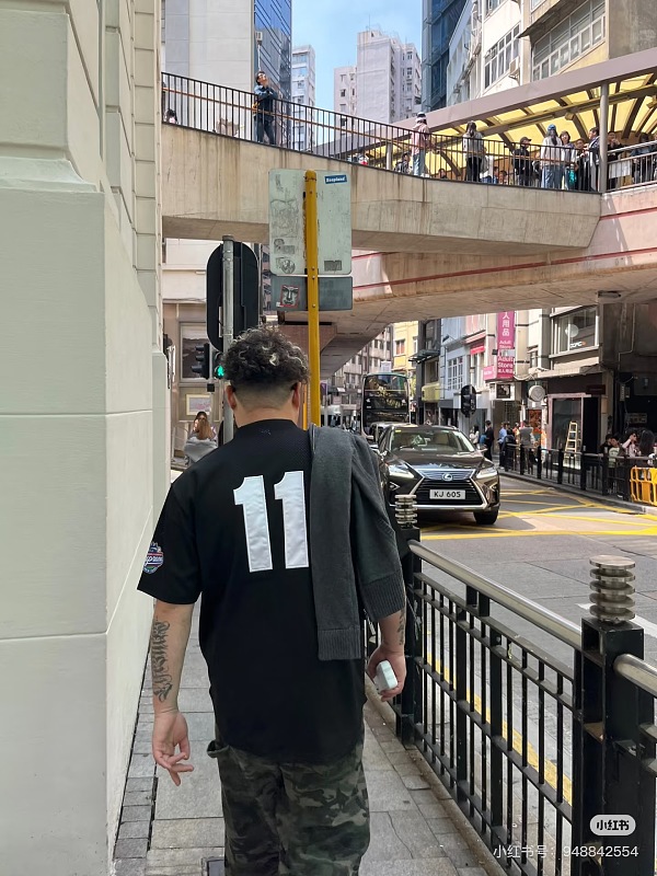 P70-3015#刺绣绣花BASEBALL HNLEY TEE 亨利领棒球服短袖 黑色、蓝色