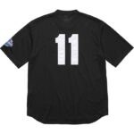P70-3015#刺绣绣花BASEBALL HNLEY TEE 亨利领棒球服短袖 黑色、蓝色